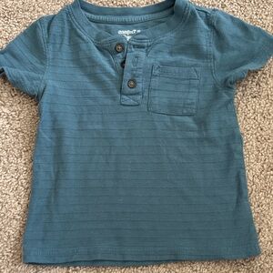 💜 3 for $10 Cat & Jack Blue Short Sleeve Tee with Buttons